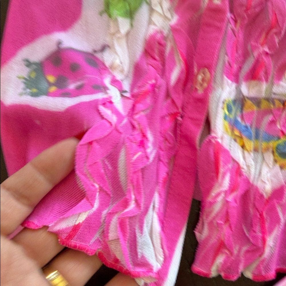 Pink Floral Women's Camisole Top - Picture 5 of 6